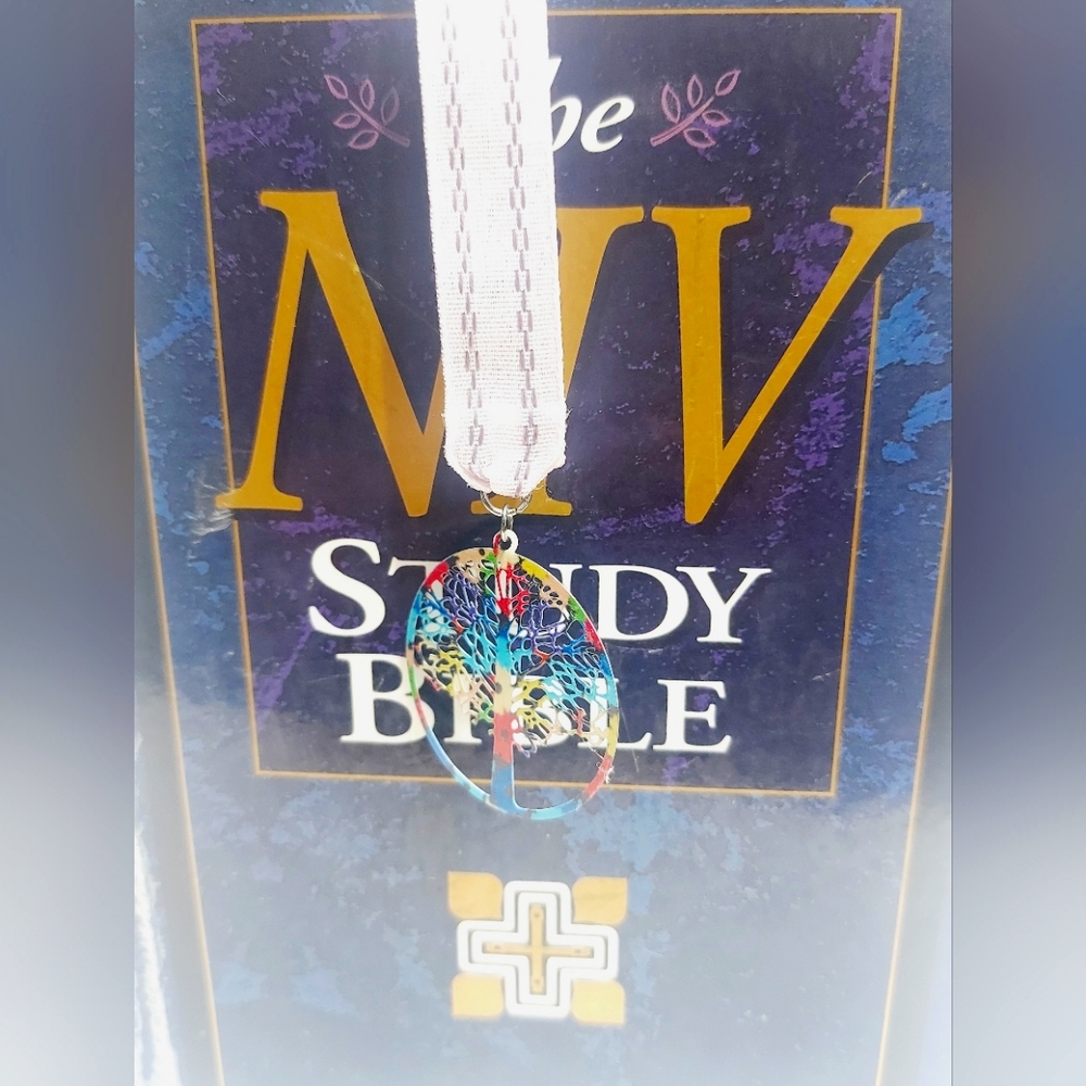HANDCRAFTED SINGLE RIBBON PINK BIBLE TASSEL